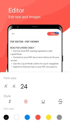 PDF Editor - Read, Fill & Sign android App screenshot 1