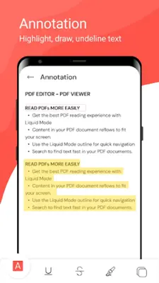 PDF Editor - Read, Fill & Sign android App screenshot 2